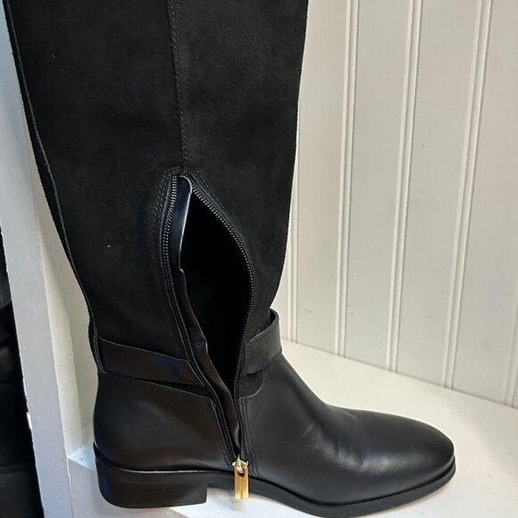 Vince Camuto Samtry Block Heel Stacked Heel Knee-High Boots Size 7 - Picture 3 of 7